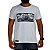 Camiseta Sacudido's - Trator Paisagem - Branco Preto - Imagem 1