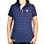 Camiseta Polo Feminina Sacudido's Elastano - Azul Marinho - Imagem 1