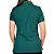 Camiseta Polo Feminina Sacudido's Elastano - Verde Musgo Lisa - Imagem 2