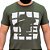Camiseta Sacudido's - Quadrados - Verde Musgo - Imagem 2