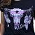 Camiseta Sacudido's Feminina - Caveira Boi - Preto - Imagem 3