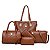 Conjunto de Bolsas Brown Jclock - Imagem 1