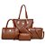Conjunto de Bolsas Brown Jclock - Imagem 5