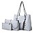 Conjunto de Bolsas Leather Jclock - Imagem 5