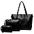 Conjunto de Bolsas Brown Leather Jclock - Imagem 2