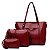 Conjunto de Bolsas Brown Leather Jclock - Imagem 4