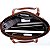 Conjunto de Bolsas Brown Leather Jclock - Imagem 10
