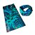 Bandana Tube Neck Huzze-Rag Camuflagem Kryptek Ocean - Feitas Sem Costura + Proteção Solar Uv - Imagem 2