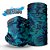 Bandana Tube Neck Huzze-Rag Camuflagem Kryptek Ocean - Feitas Sem Costura + Proteção Solar Uv - Imagem 1