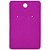 Cartela Para 1 Par De Brincos  - 4,5 x 7 Cm - C41B Pink Fosca - Imagem 2