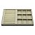 Bandeja Grande Mista Rolinho para Anéis e 9 Quadriculados 37 x 27 x 3 cm - Veludo sem capa - Imagem 8