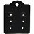 Cartela Cadeado Para Brincos 4 x 5 cm - C4 Preta - Imagem 2