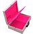 Maleta Dupla Grande 34,5 x 23,5 x 9,5 cm - Dijon Rosa Pérola com protetor de correntes em veludo Pink - Imagem 4