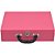 Maleta de Joias Dupla Grande 35 x 23,5 x 9,5 cm - Com Espelho Rosa com Pink - Imagem 3