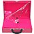 Maleta de Joias Dupla Grande 35 x 23,5 x 9,5 cm - Com Espelho Rosa com Pink - Imagem 4
