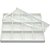 Bandeja Grande 12 Quadriculados 36,5 x 29,5 x 3,3 cm -  Joias Corino Branco - Com Capa Transparente - Imagem 1