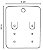 Cartela 6 Furos Para Brincos 5 x 6 cm - C7 Branca - Imagem 3