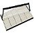 Bandeja Grande Brinco e Corrente 20 Espaços com Cartelas 37 x 27 x 3 cm - Veludo Com Capa - Imagem 7