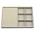 Bandeja Grande Mista Anéis + 6 Quadriculados 37 x 27 x 3 cm - Veludo sem capa - Imagem 5