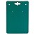 Cartela Para Brinco e Corrente - Conjunto - 7,5 X 12 cm - C34 Verde-Tiffany - Imagem 1