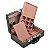 Maleta de Joias Dupla Media 28 x 19 x 9,5 cm - Com Espelho Preto com Rose - Imagem 1