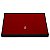 Bandeja Grande Corte H 37 x 27 x 3 cm Para Anel Corino Croco  Preto com  Veludo Vermelho - Imagem 3