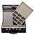 Maleta de Joias Dupla Media 28 x 19 x 9,5 cm - Com Espelho Preto com Off-White - Imagem 3