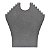 Expositor Busto para Brinco e Corrente 30 x 34,5 cm - Veludo Angelical A27 - Imagem 2