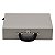 Maleta de Joias Dupla Grande 35 x 23,5 x 9,5 cm - Corino OFF WHITE com Preto - Imagem 5