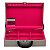 Maleta de Joias Dupla Grande 35 x 23,5 x 9,5 cm - Corino OFF WHITE com Pink - Imagem 3