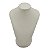 Expositor Busto Modelo Manequim Pequeno - Vinil - 15,5 x 14 x 21 cm - Imagem 4