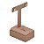 Expositor Modelo T Anel + Brinco 6cm x 10cm x 5cm - Vinil - - Imagem 1