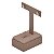 Expositor Modelo T Anel + Brinco 6cm x 10cm x 5cm - Vinil - - Imagem 5