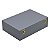 Maleta para joias Dupla Grande 35 x 25 x 10 cm com dobradiça - Cinza com Suede Areia - Imagem 6