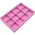 Bandeja Media 12 Quadriculados Para Joias 30 x 20 x 3 cm - Brincos - Veludo sem capa - Imagem 2
