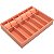 Bandeja Grande Para 6 Oculos E 6 Relogios - Braceletes - Pulseiras 37 x 27 x 5 cm - Veludo sem Capa - Imagem 4