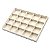 Bandeja Grande 20 Quadriculados para Joias 37 x 27 x 3 cm - Veludo Com Tampa de Madeira - Imagem 14