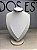 Expositor Médio Busto para Corrente 22 x 32 cm - Courvin Premium - Off-White com Friso Dourado - Imagem 4