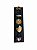 Expositor para 5 Anéis 6 x 15 cm - Courvin Premium - Black com Friso Dourado - Imagem 2