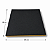 Base Quadrada 28 x 28 cm para Vitrine - Preto com friso Dourado - Imagem 2