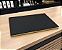 Base Retangular 43 x 28 cm para Vitrine- Preto com friso Dourado - Imagem 4