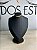Expositor Médio Busto para Corrente 22 x 32 cm - Courvin Premium - Preto com Friso Dourado - Imagem 5