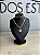 Expositor Pequeno Busto para Corrente 22 x 17 cm - Courvin Premium - Preto com Friso Dourado - Imagem 5