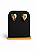 Expositor Pequeno Para Brinco 6 x 8 cm - Courvin Premium - Preto com Friso Dourado - Imagem 1