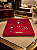 Base Quadrada 28 x 28 cm para Vitrine - Suede Premium Marsala - Imagem 4