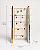 Expositor para Berloques 25x13 - Corvin Premium- Off white com Friso Dourado - Imagem 2