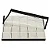 Bandeja Grande para 60 pares Brincos Trio 20 Espaços com Cartelas 37 x 27 x 3 cm - Veludo Com Capa - Imagem 3
