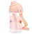 GARRAFA C/TAMPA RETRATIL E CORDINHA 400ML FEM PIMPOLHO ROSA/CERVO - Imagem 1