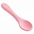 COLHER DE SILICONE SOFT FEM PIMPOLHO ROSA - Imagem 1