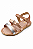 130582 SANDALIA GLAM PIMPOLHO COBRE/PRATA - Imagem 1